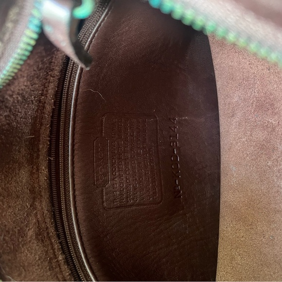 Vintage chocolate brown Coach purse - Picture 7 of 7